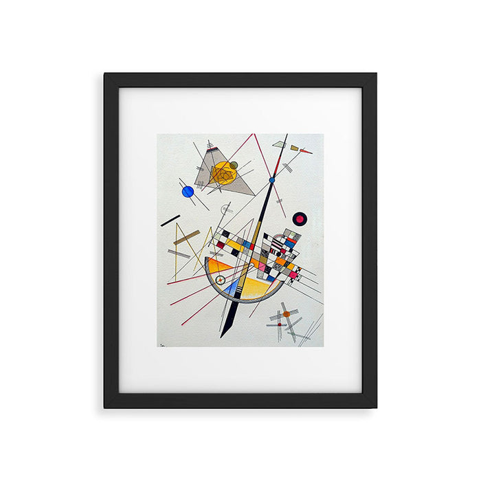 Wassily Kandinsky Delicate Tension Framed Art Print Gallery Image 1