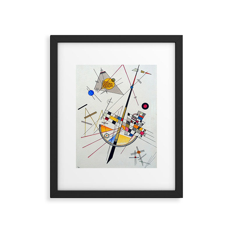 Wassily Kandinsky Delicate Tension Framed Art Print Gallery Image 4