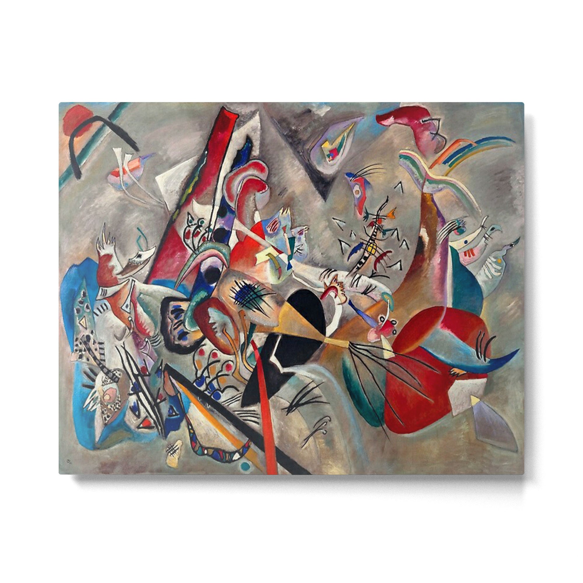 Wassily Kandinsky In the Grey, 1919  Metal Print Gallery Image 6