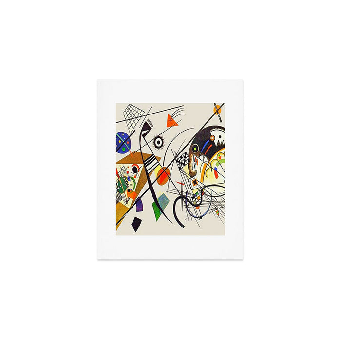 Wassily Kandinsky Transverse Line, No, 01. Art Print Gallery Image 1
