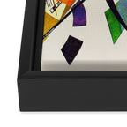 Wassily Kandinsky Transverse Line, No, 01. Framed Canvas Print Gallery Image 3