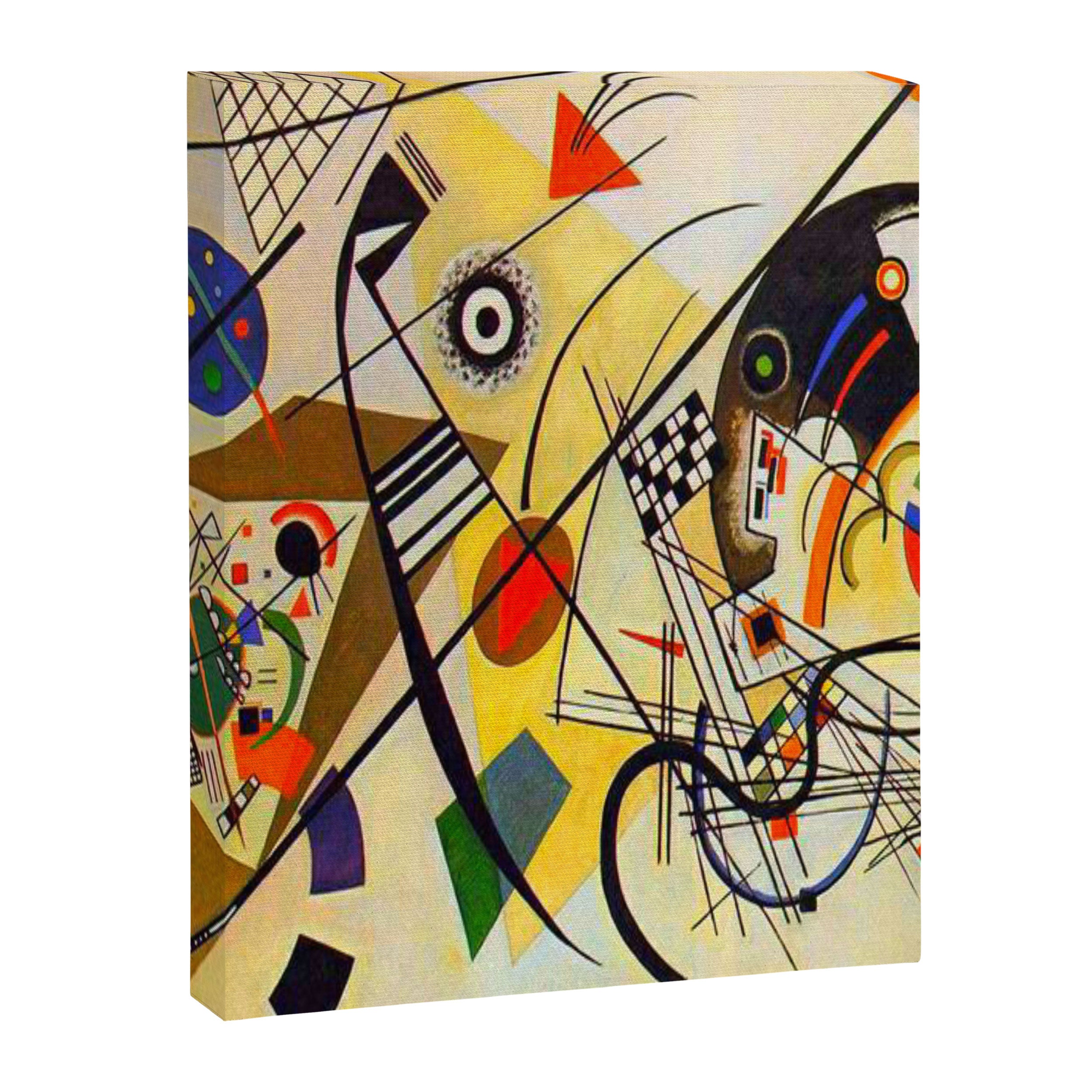 Wassily Kandinsky Transverse Line, colorful  Canvas Print Gallery Image 8