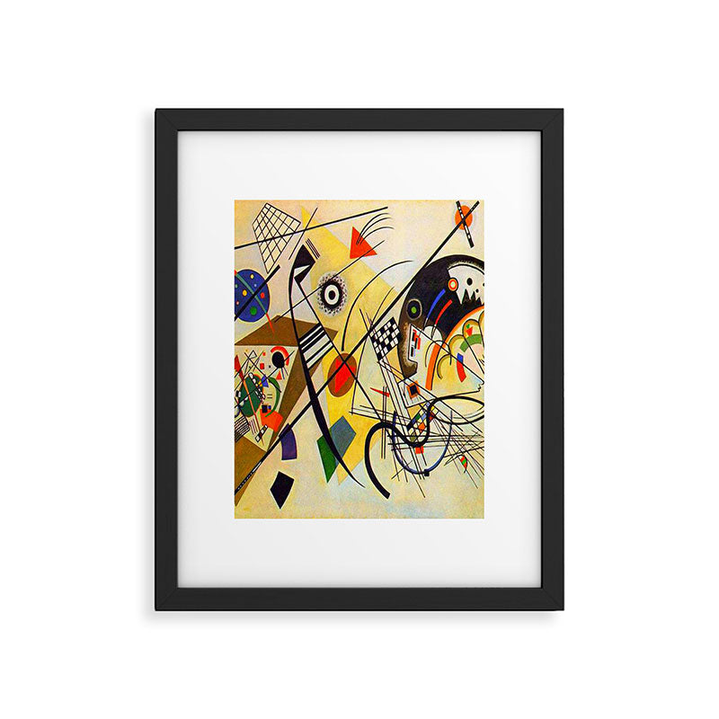 Wassily Kandinsky Transverse Line, colorful  Framed Art Print Gallery Image 6