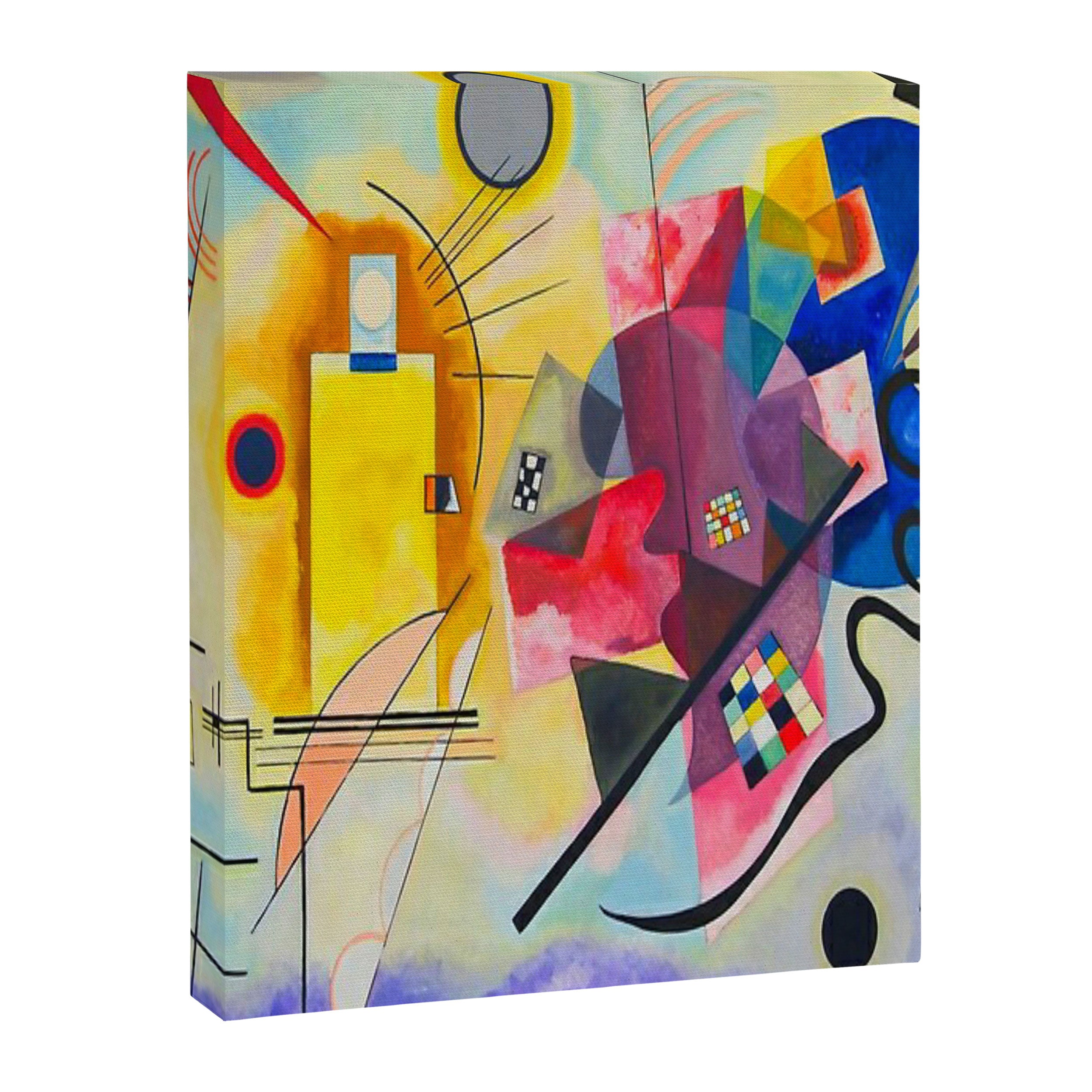 Wassily Kandinsky Yellow Red Blue Canvas Print Gallery Image 8