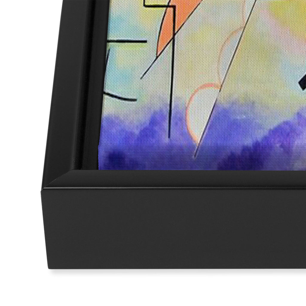 Wassily Kandinsky Yellow Red Blue Framed Canvas Print Gallery Image 3