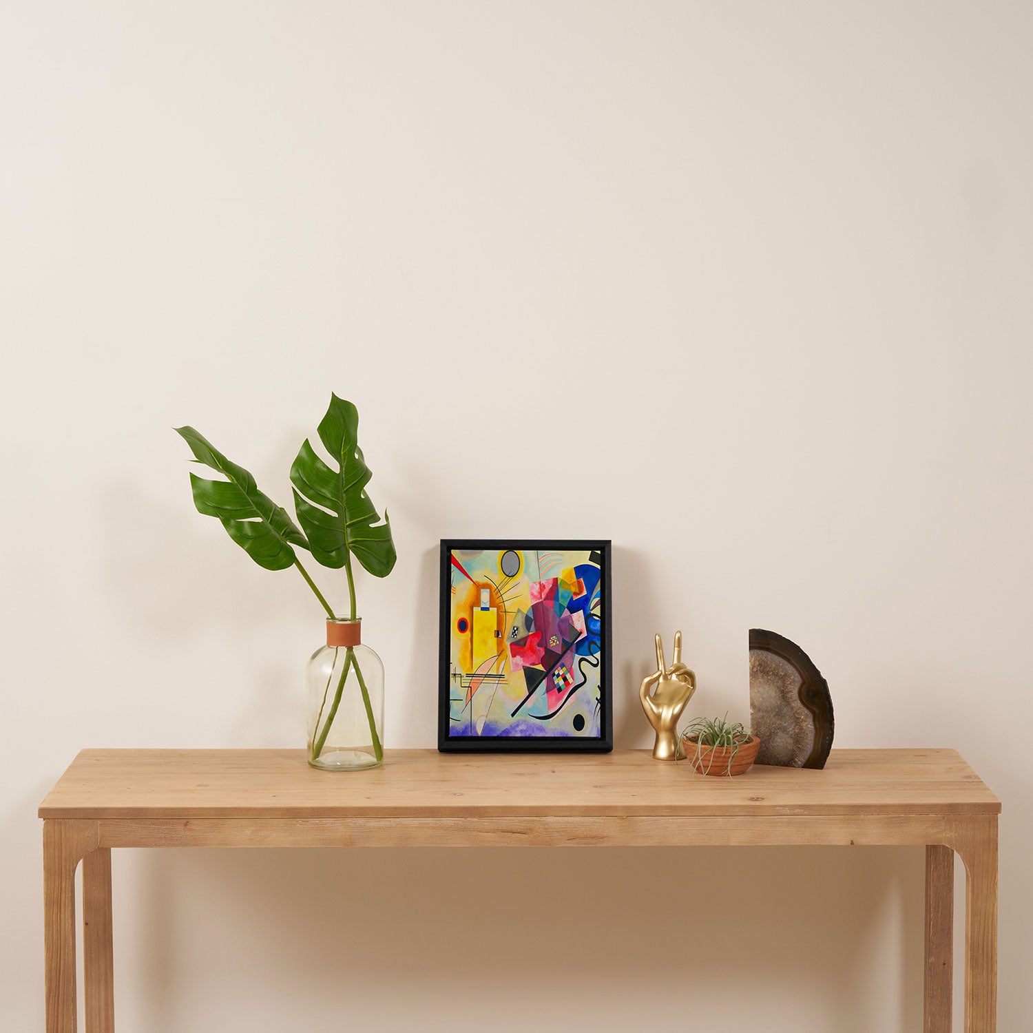 Wassily Kandinsky Yellow Red Blue Framed Canvas Print Gallery Image 4