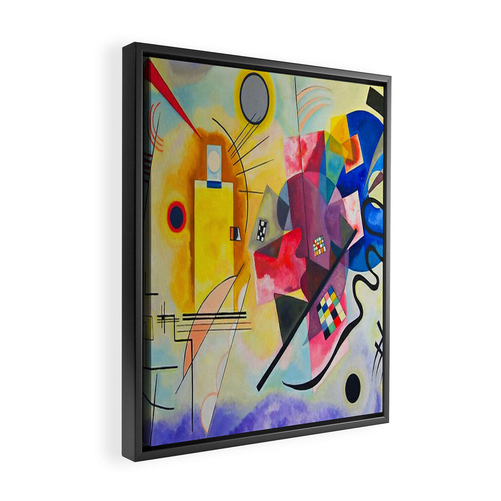 Wassily Kandinsky Yellow Red Blue Framed Canvas Print Gallery Image 2