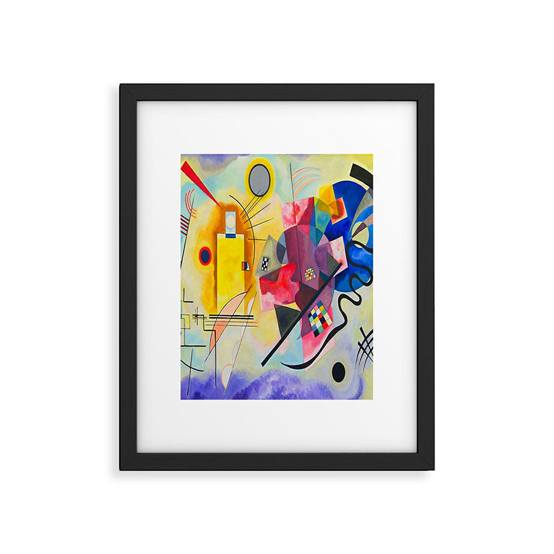 Wassily Kandinsky Yellow Red Blue Framed Art Print Gallery Image 6