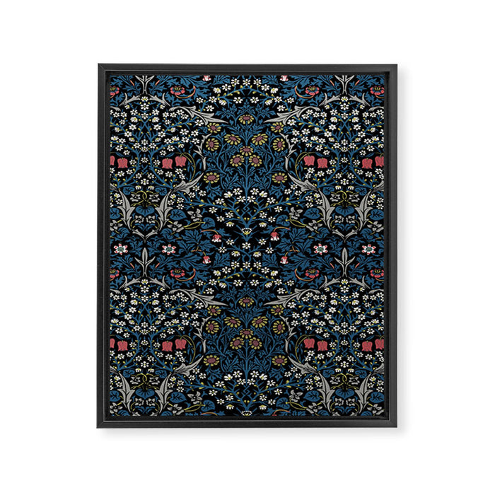 William Morris Blackthorn,No, 02. Framed Canvas Print Gallery Image 1