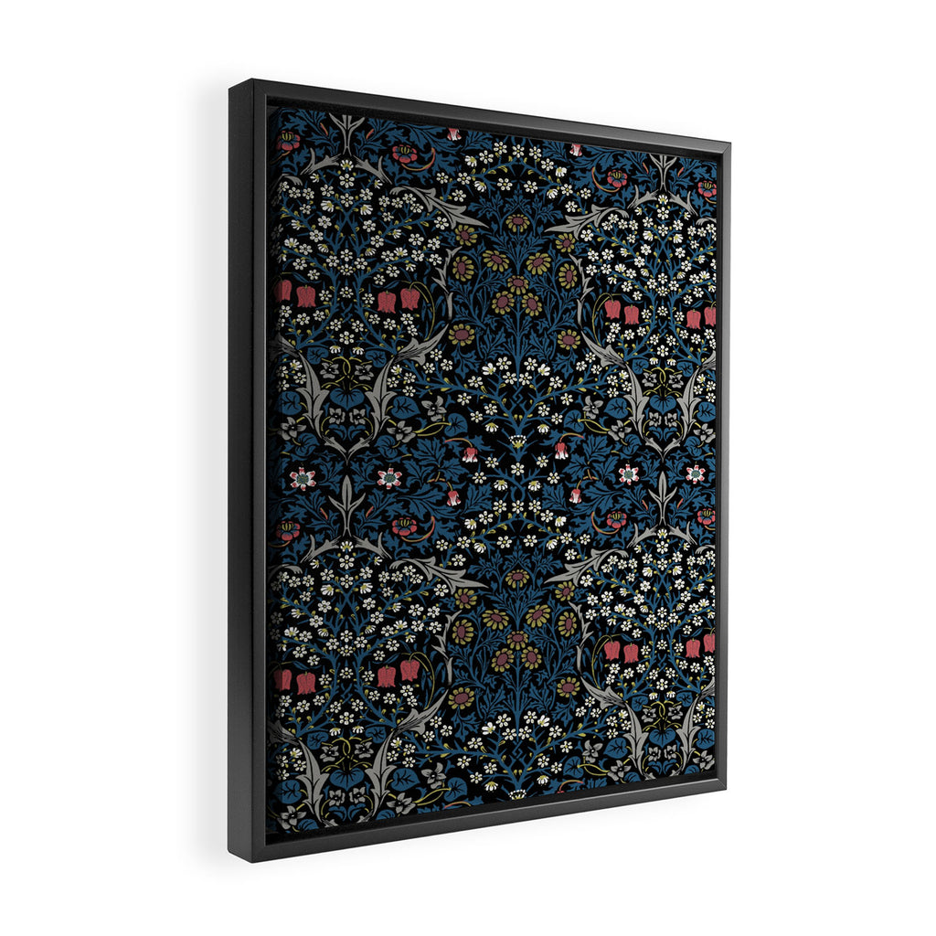 William Morris Blackthorn,No, 02. Framed Canvas Print Gallery Image 2