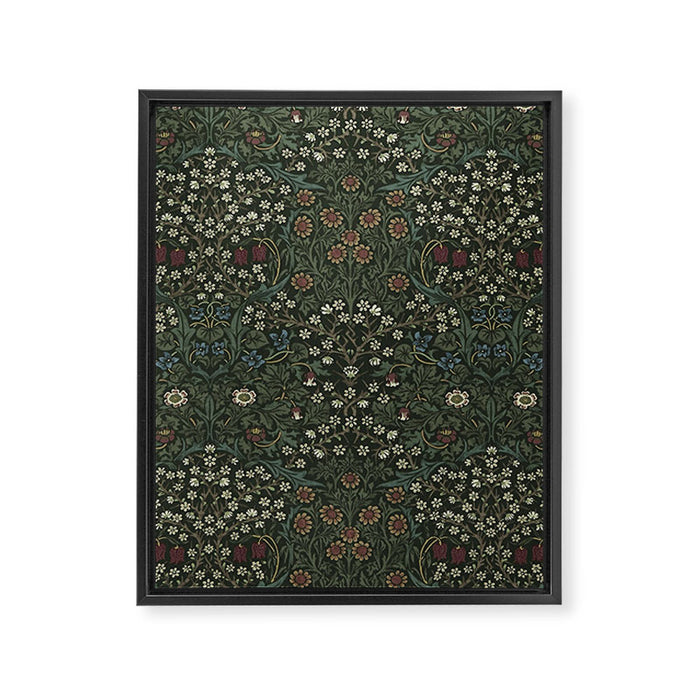 William Morris Blackthorn,No,01. Framed Canvas Print Gallery Image 1