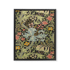 William Morris floral design  Framed Canvas Print Gallery Image 8