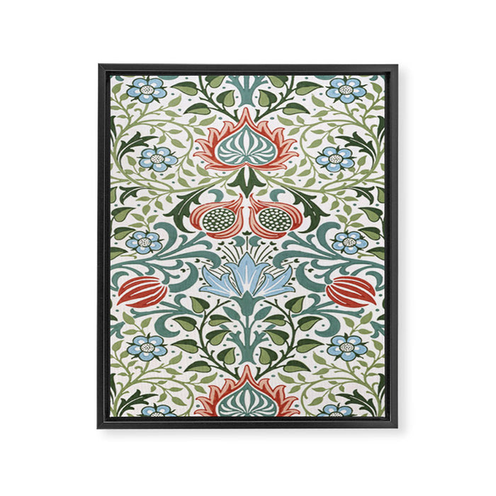 William Morris - floral Framed Canvas Print Gallery Image 1