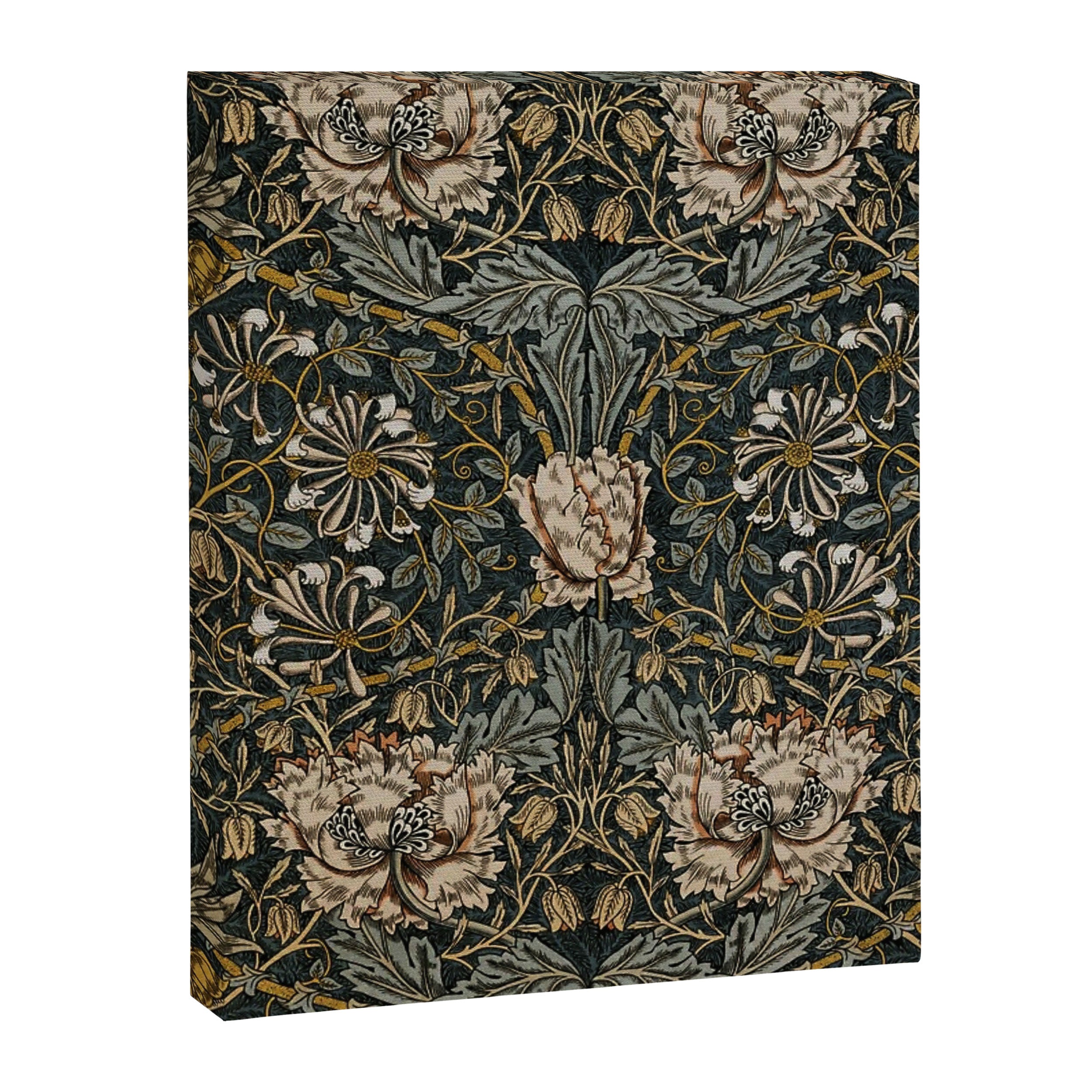 William Morris floral, honeysucklea Canvas Print Gallery Image 8