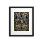 William Morris floral, honeysucklea Framed Art Print Gallery Image 6
