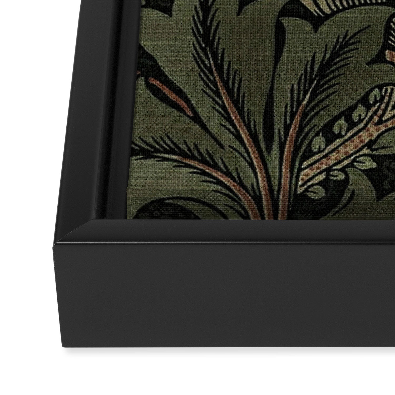 William Morris floral, William Morris fabric design,No.6, Framed Canvas Print Gallery Image 3