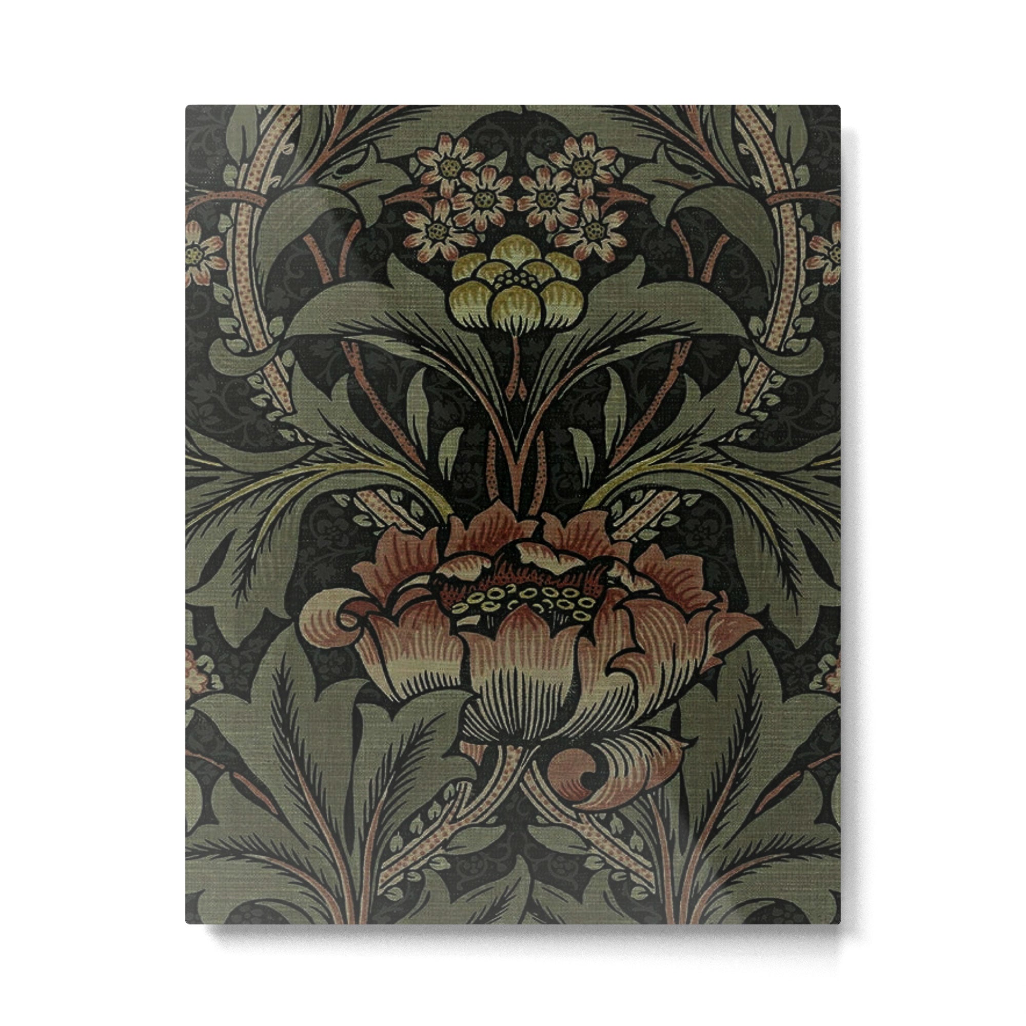 William Morris floral, William Morris fabric design,No.6, Metal Print Gallery Image 6