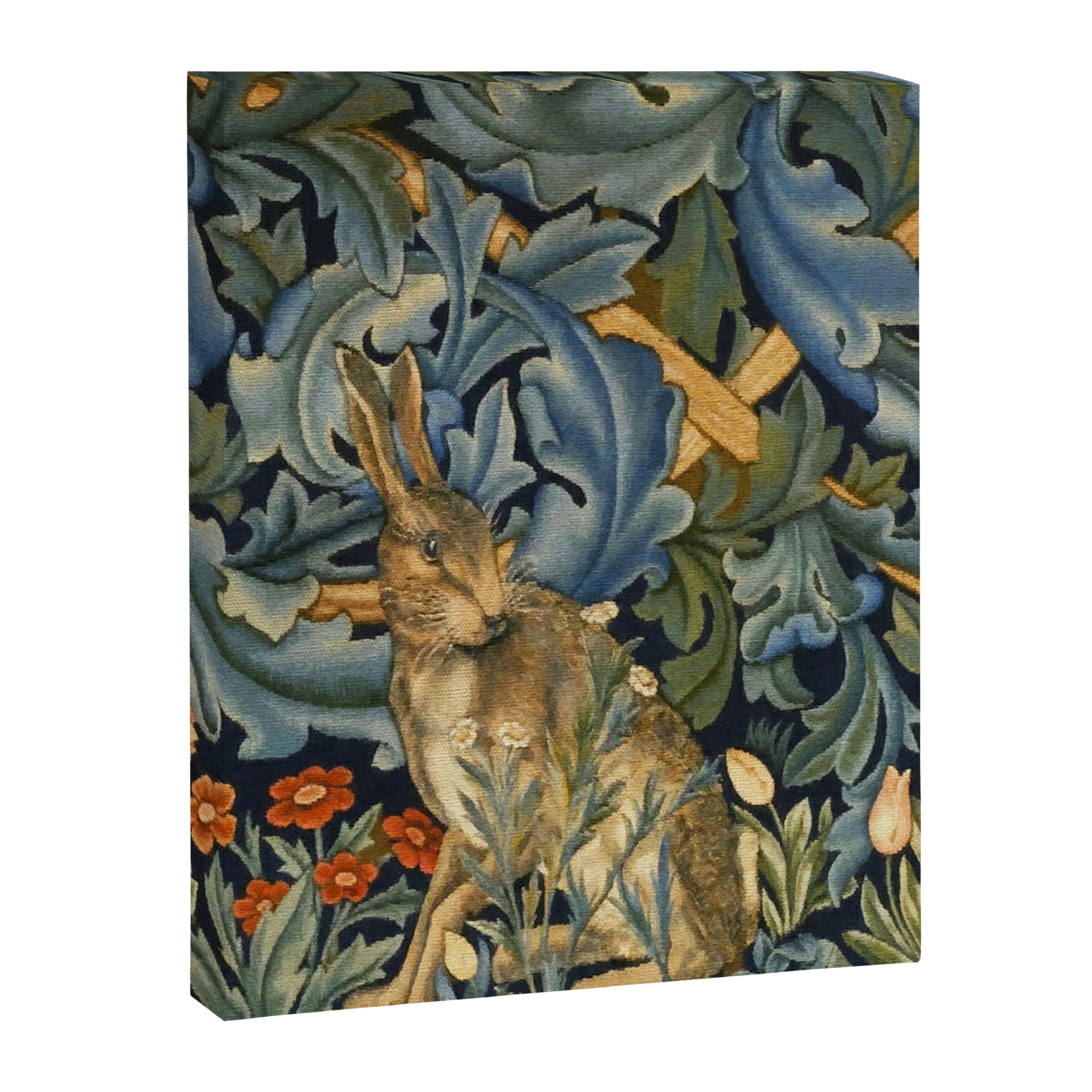 William Morris Forest Rabbit , Morris Floral Canvas Print Gallery Image 8