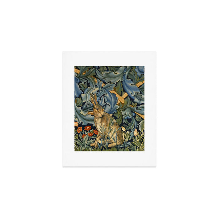 William Morris Forest Rabbit , Morris Floral Art Print Gallery Image 1
