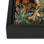 William Morris Forest Rabbit , Morris Floral Framed Canvas Print Gallery Image 3