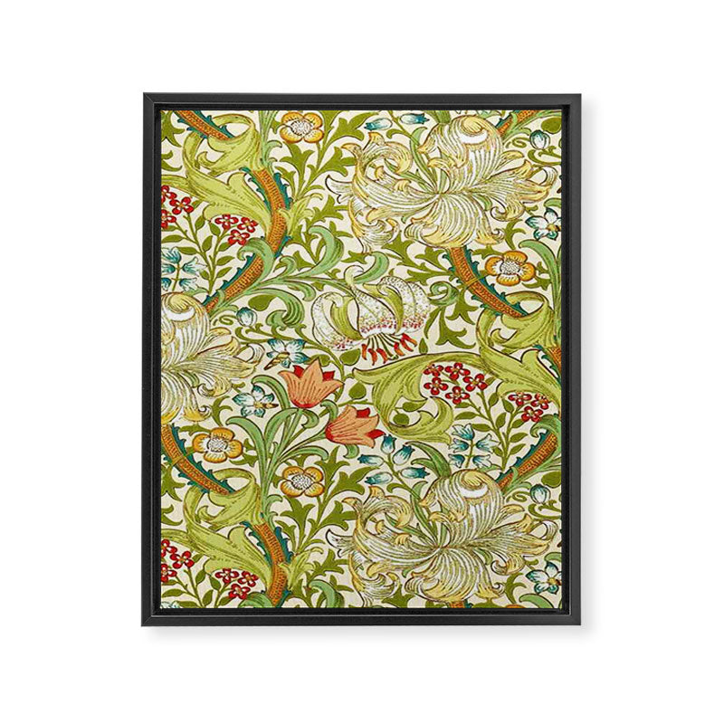 William Morris honeysucklea Framed Canvas Print Gallery Image 8