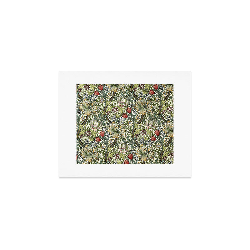 William Morris honeysucklea, Morris floral , No.4, Art Print Gallery Image 1