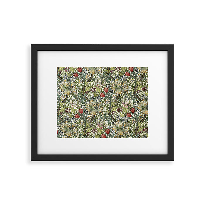 William Morris honeysucklea, Morris floral , No.4, Framed Art Print Gallery Image 1