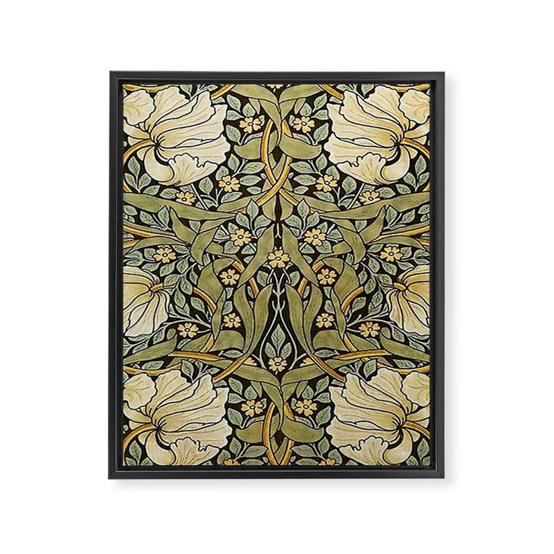 William Morris Pimpernel Framed Canvas Print Gallery Image 8