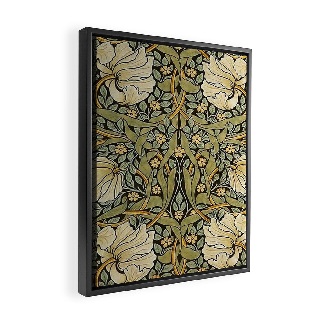 William Morris Pimpernel Framed Canvas Print Gallery Image 2