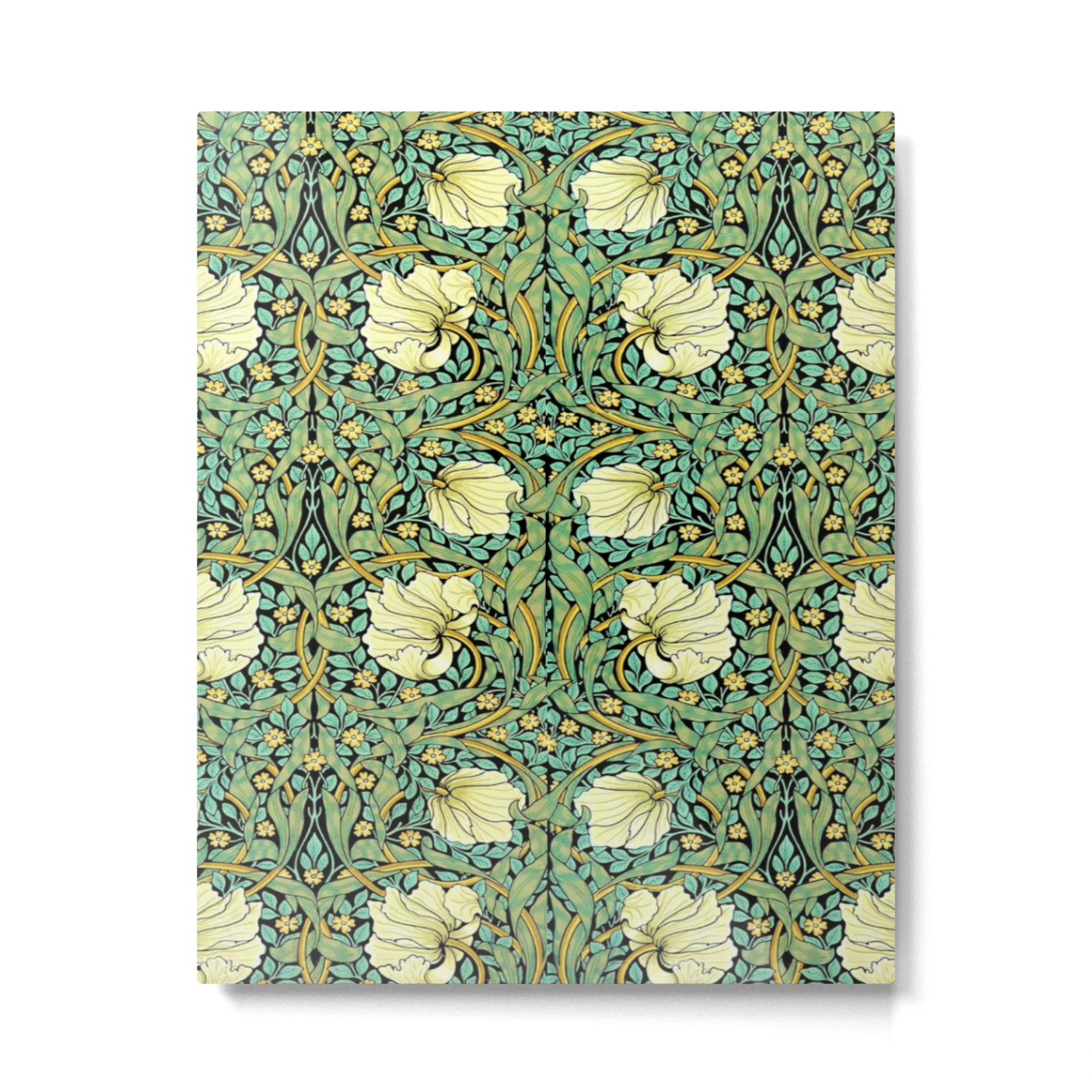 William Morris Pimpernel patterns design  Metal Print Gallery Image 6