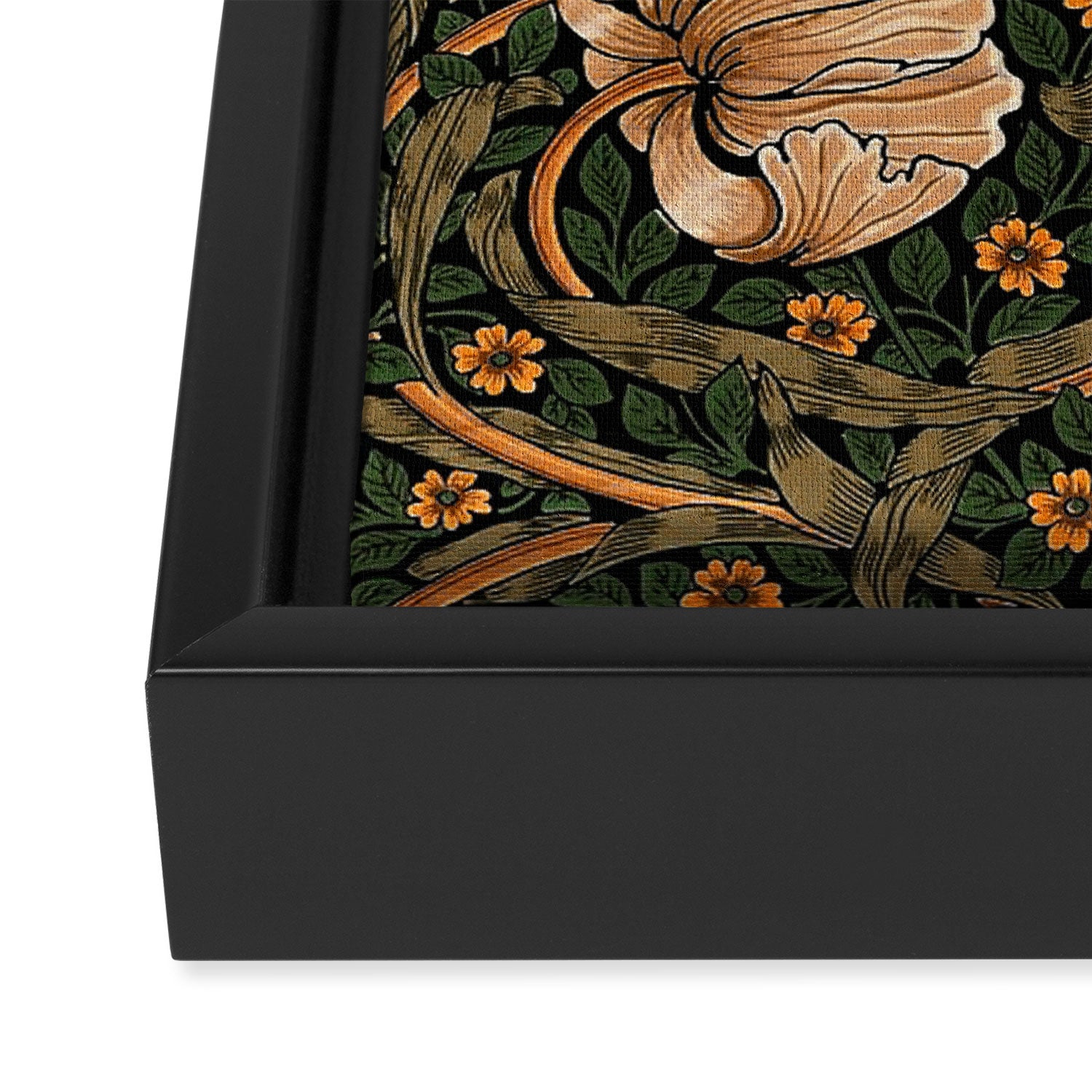 William Morris Pimpernel,No.2, William Morris floral design  Framed Canvas Print Gallery Image 3