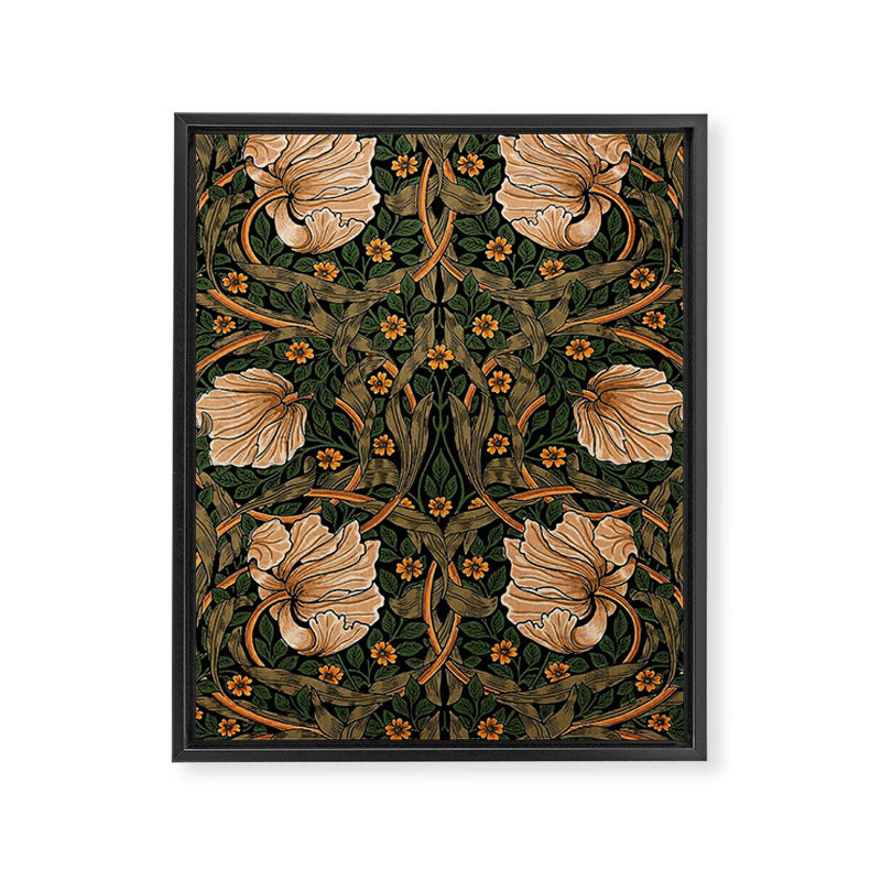 William Morris Pimpernel,No.2, William Morris floral design  Framed Canvas Print Gallery Image 8