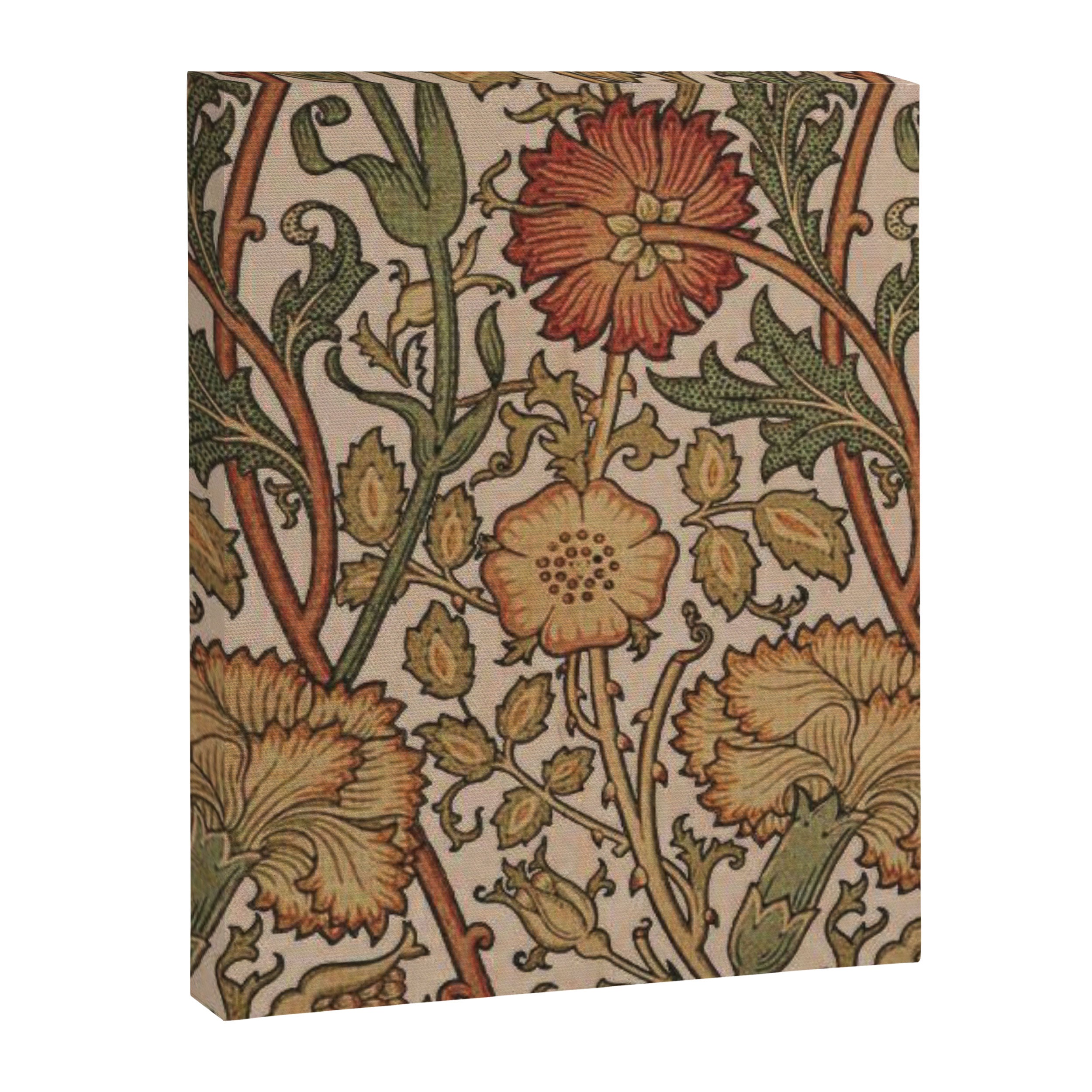 William Morris Rose and Rose, William Morris floral design  Canvas Print Gallery Image 8