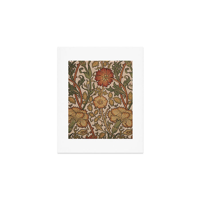 William Morris Rose and Rose, William Morris floral design  Art Print Gallery Image 1