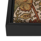 William Morris Rose and Rose, William Morris floral design  Framed Canvas Print Gallery Image 3