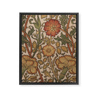 William Morris Rose and Rose, William Morris floral design  Framed Canvas Print Gallery Image 8