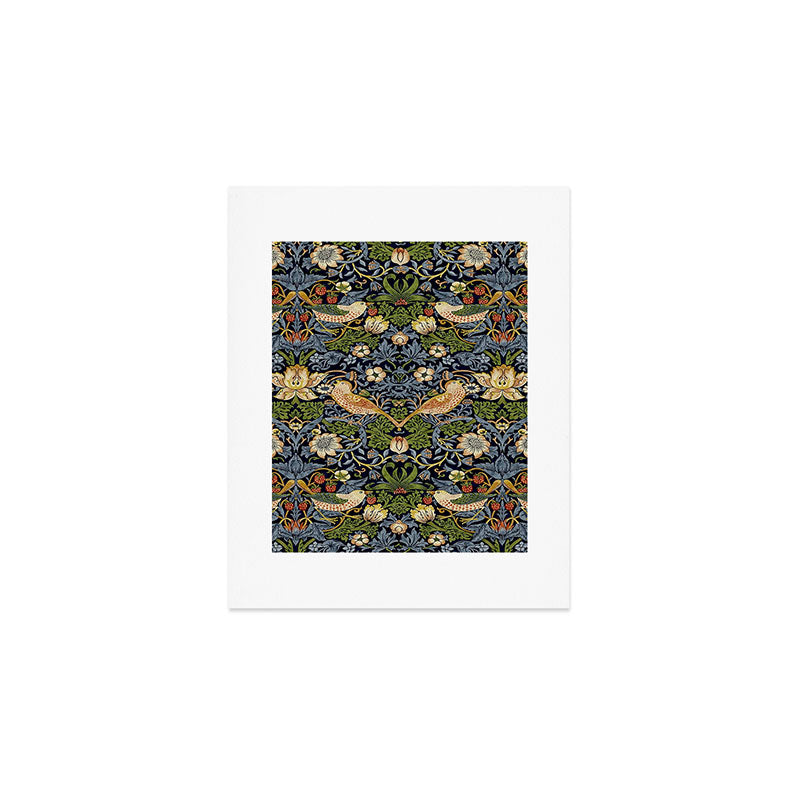 William Morris Strawberry Thief pattern Art Print Gallery Image 1