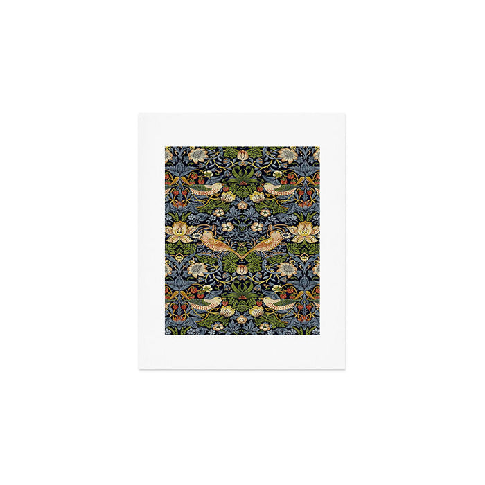 William Morris Strawberry Thief pattern Art Print Gallery Image 1