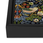 William Morris Strawberry Thief pattern Framed Canvas Print Gallery Image 3