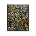 William Morris Tree Of Life, Morris floral, No 4. Framed Canvas Print Gallery Image 8