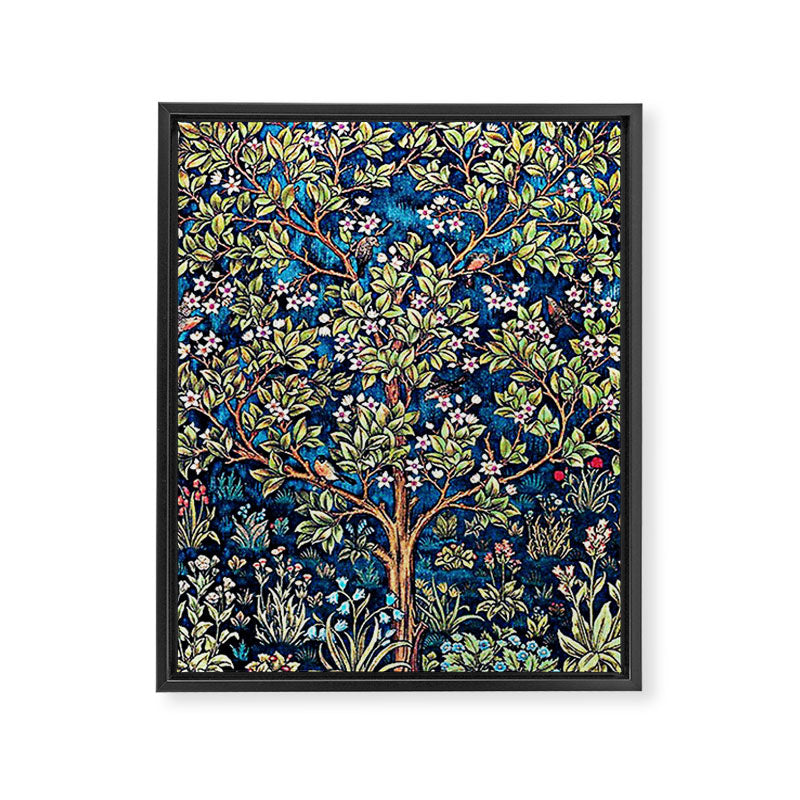 William Morris Tree Of Life, Morris floral, No,3. Framed Canvas Print Gallery Image 8