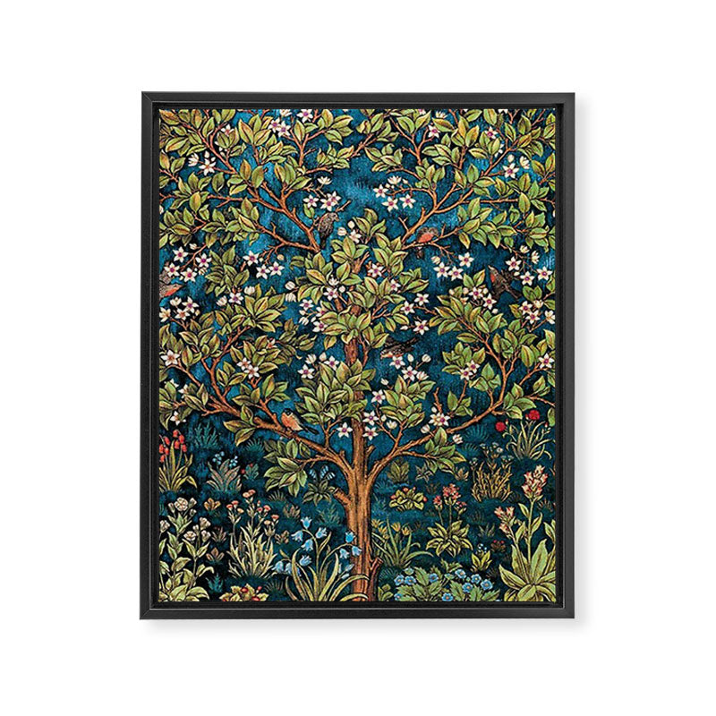 William Morris Tree Of Life, Morris floral,No, 1. Framed Canvas Print Gallery Image 8