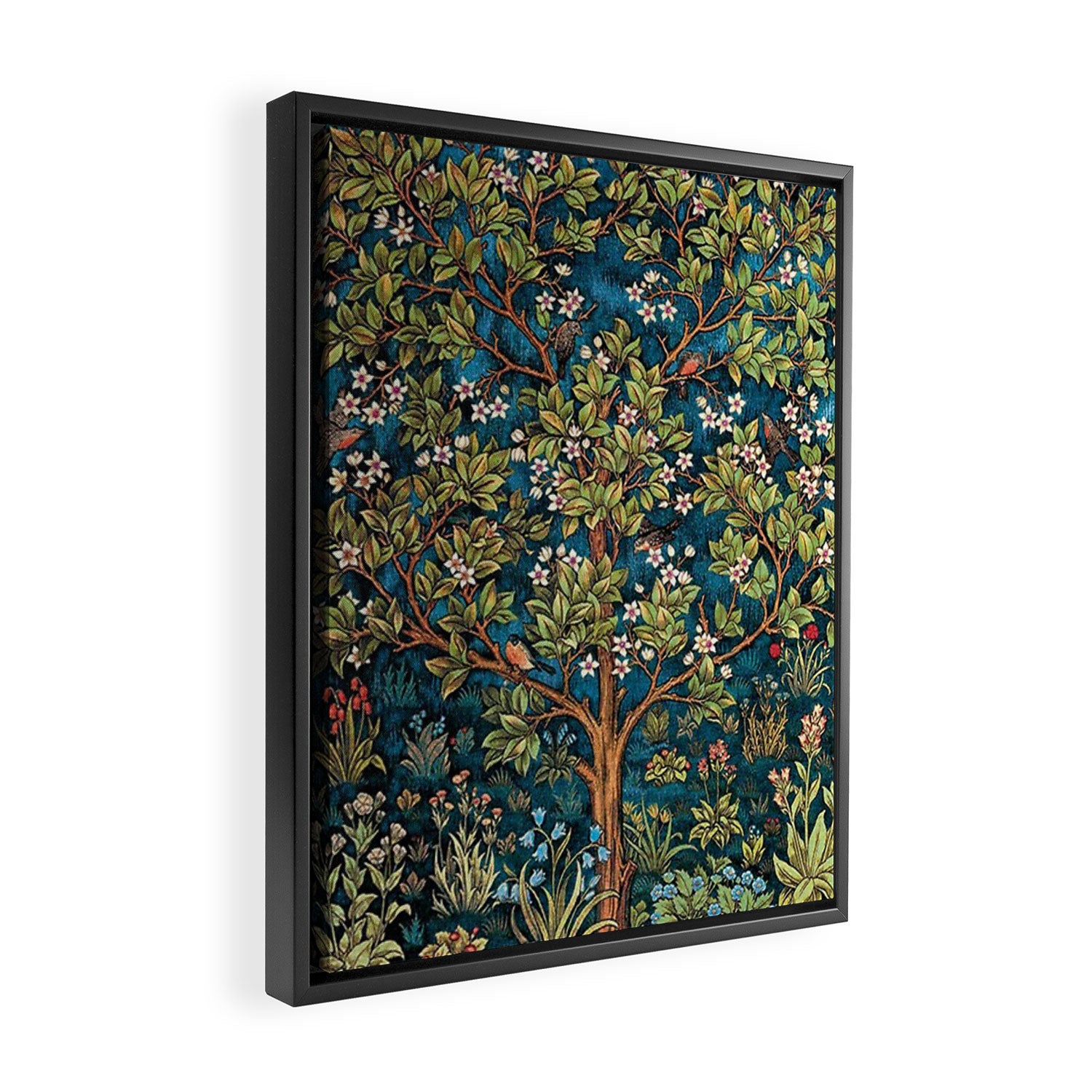 William Morris Tree Of Life, Morris floral,No, 1. Framed Canvas Print Gallery Image 2