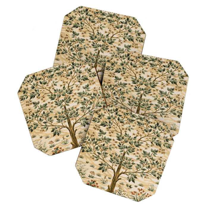 William Morris Tree Of Life, Morris Tree  Coaster Gallery Image 1