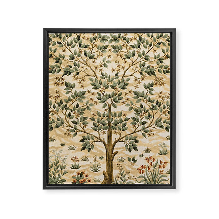 William Morris Tree Of Life, Morris Tree  Framed Canvas Print Gallery Image 1