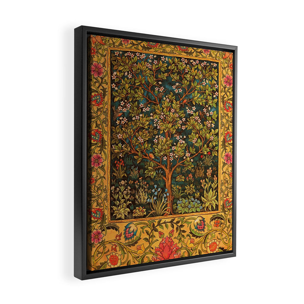 William Morris Tree Of Life,No, 02. Framed Canvas Print Gallery Image 2