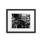 Downtown Toronto at Night - Black and White Street Photogrpahy Framed Art Print Gallery Image 5