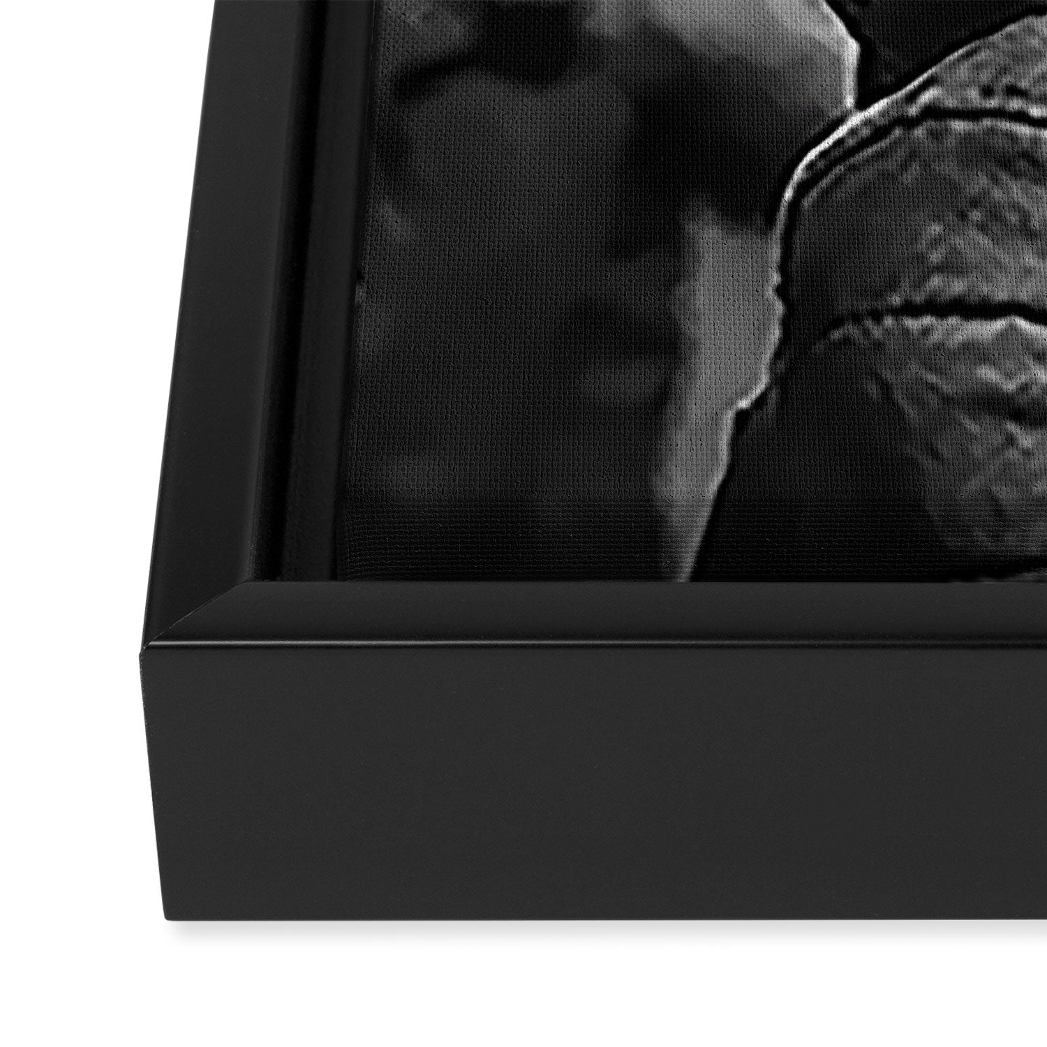 New York City cowboy night out in Black and white Framed Canvas Print Gallery Image 3