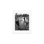 Parisian Cafe in Black and White - French Taste Photography for Paris Lovers Art Print Gallery Image 1