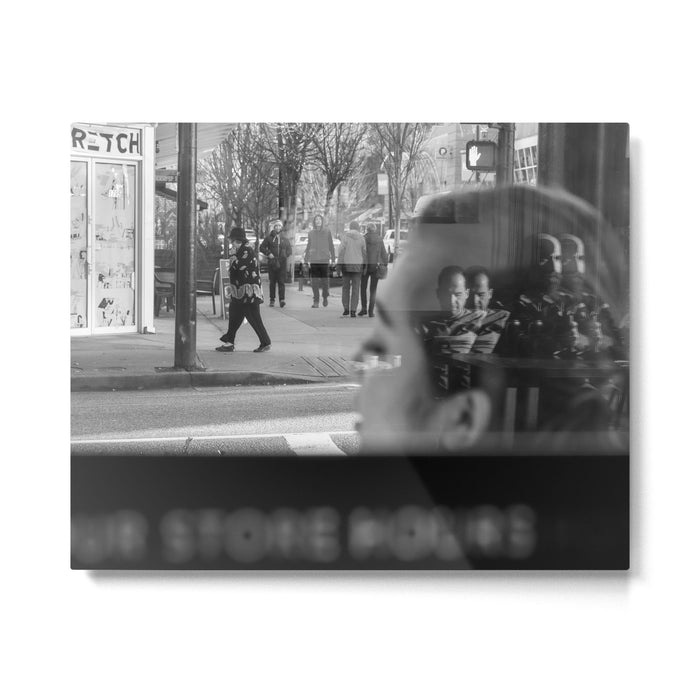 Street Photography - Dilemma Metal Print Gallery Image 1